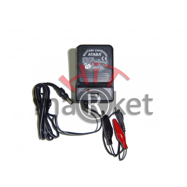 Зарядно устройство за акумулатори, AT-660 - 6 V/12 V, 0.5 A