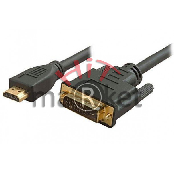 Кабел DVI M-HDMI M, 3m